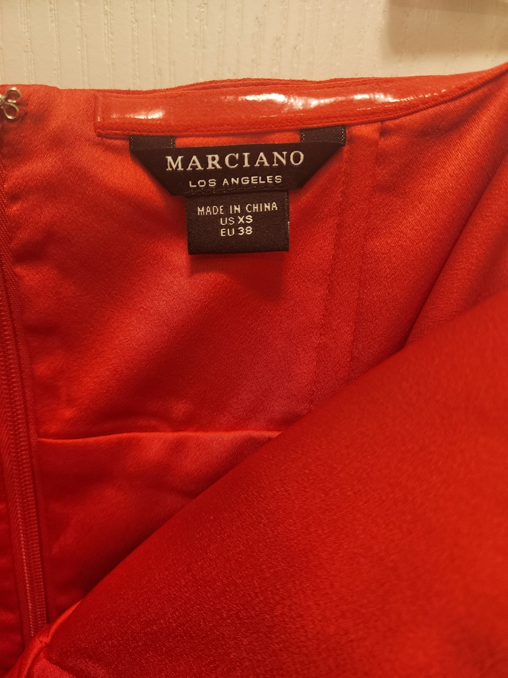 Marciano Strapless Red Mini Dress - Picture 6 of 6
